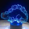 Factory Dropshipping ODM Rechargeable Touch Switch Dog Arylic Panel Box Table Night Lamp  16 Colors Change 3D LED Light