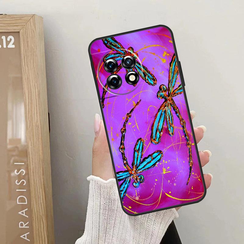 Dragonfly Case For OnePlus Nord CE 5 2 3 4 Lite N20 N30 OnePlus 15 13 12 10 R 13T 10T 11 9 10 Pro Cover