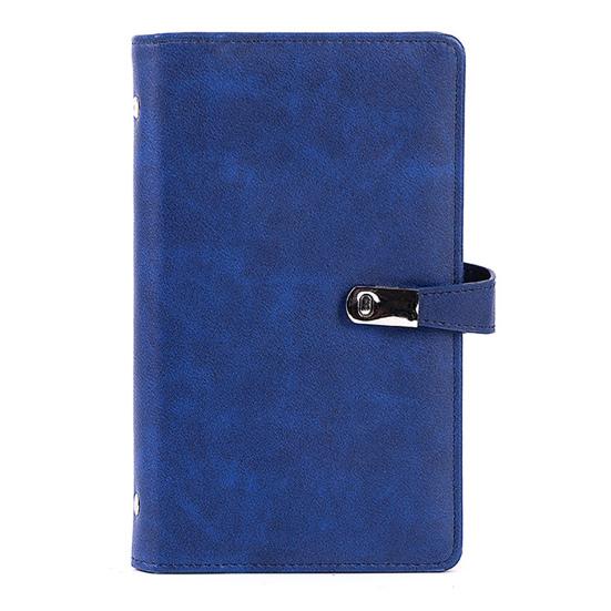 

Держатель для визитных карточек 120 слотов для карт из искусственной кожи Книга для визитных карточек Защита для кредитных карт Офис темно-синий