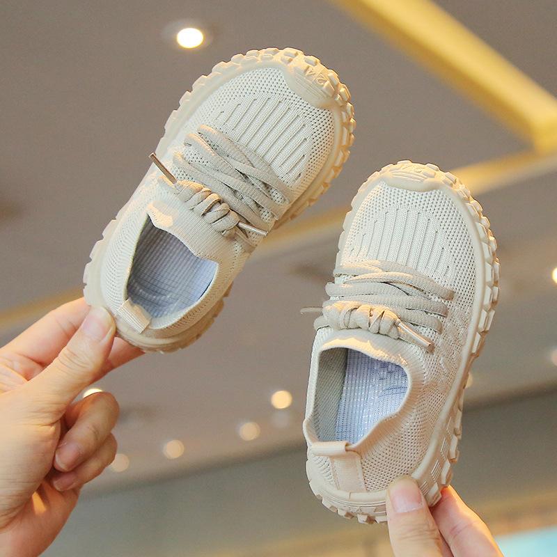 Children's Sports Shoes, Breathable Mesh Shoes, Boys and Girls Casual Shoes, Knitted Soft-soled Shoes
