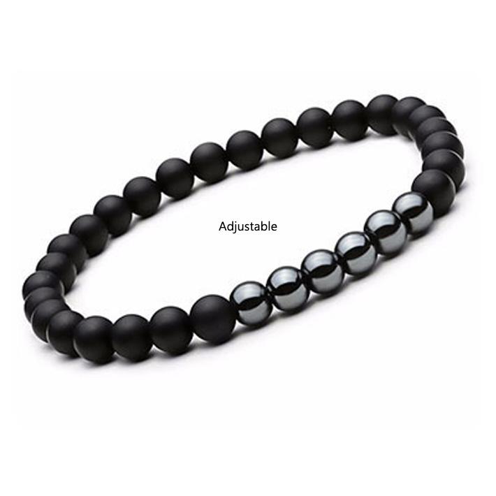 6/8mm Glass Stone Beaded Bracelets for Men Women, Unisex Energy Crystal Bracelets, Stacking Couple Bracelets
