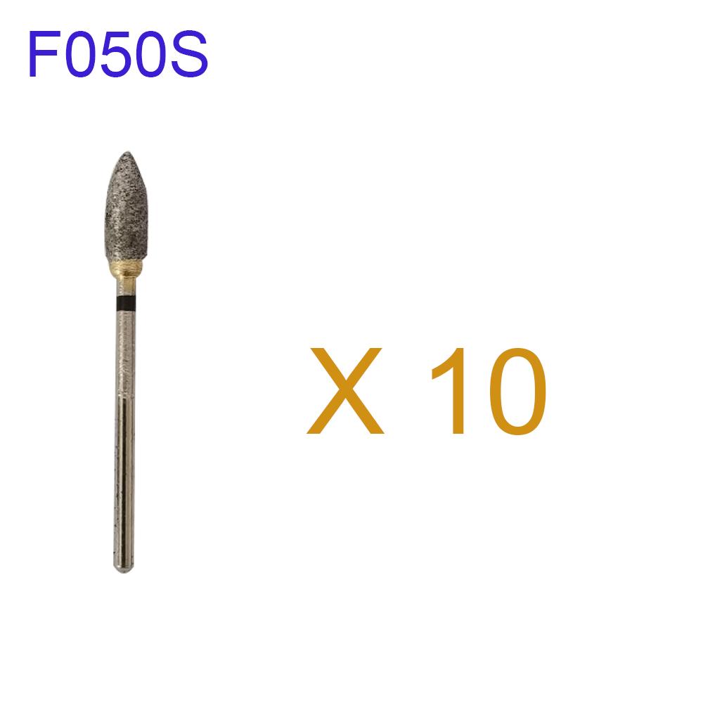 10 Pcs/Box Dental Hp Sintered Diamond Burs Kit Universal Dental Dentistry Burs Cutting Drills Dentist Lab Material Steel Prepare