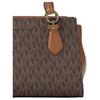 Michael Kors Marilyn Brand Print Canvas Tote Bag Small Women Tote Bags Brown 35F5G6AM1B-BROWN