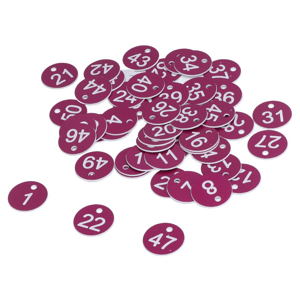 50Pcs Numbered Label Round Simple Beautiful Beehive Tag Breeding Supplies for Beekeeping Animal Husbandry