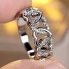 Delicate Heart Hollow Decor Ring Daily Wear or Dates Valentines