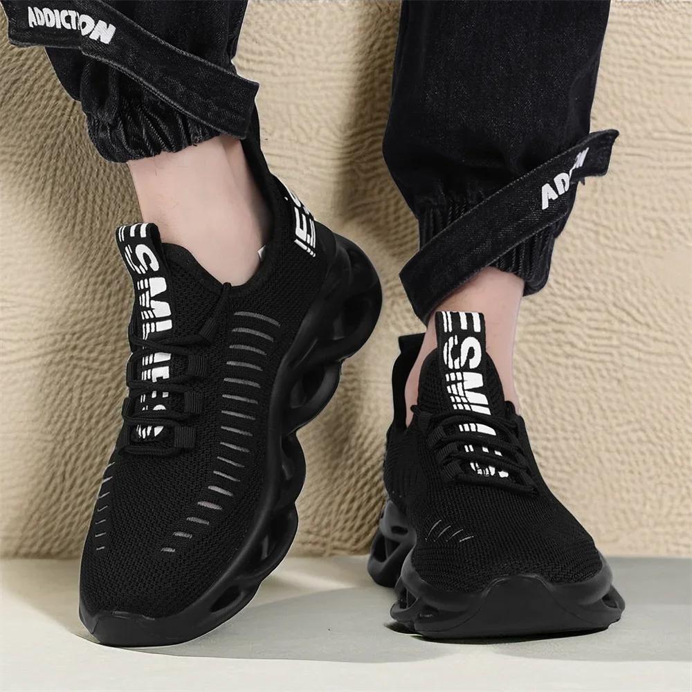 Men's Summer High Quality Mesh Breathable Lightweight Soft Soled Shoes Fashionable Versatile Casual  Tenis Masculino Sneakers