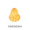 Cute Halloween Decorative Ghost Figures 3D Printed Ghost Ornament with LED Light Warm Glow Halloween Desktop Decorations