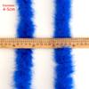2Yard Feather Boas Turkey 1.82Meter For Crafts On Tape Ribbon Clothes Dress Hats Long Diameter 4-5cm White Black Royal Blue Trim