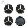 4pcs 75mm Car Wheel Center Hub Caps Cover Mercedes Benz B/C/E/S Class A Class C200L GLC GLK CLA W126 Auto Accessories
