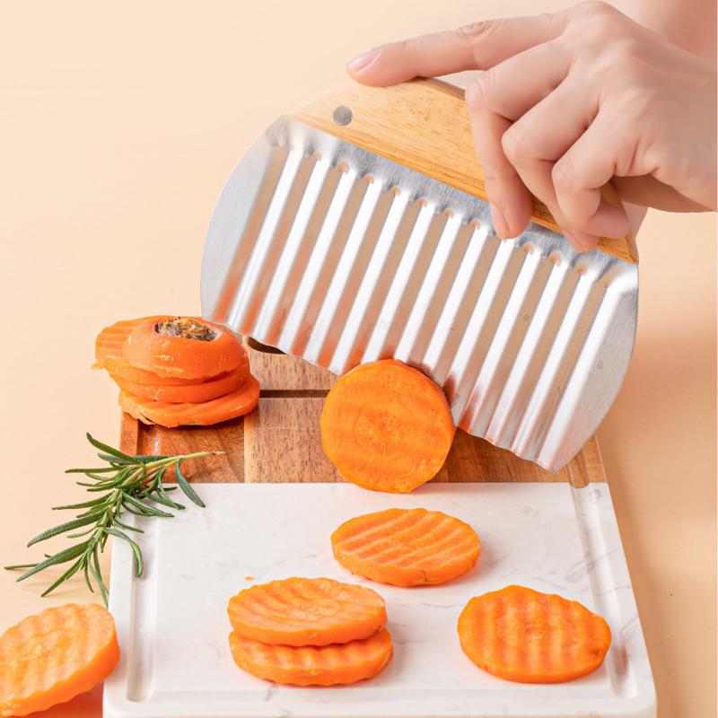 French Fries Cutter Stainless Steel Potato Slicer Vegetable Chopper Veggie Slicer Durable Kitchen Gadgets Cutter