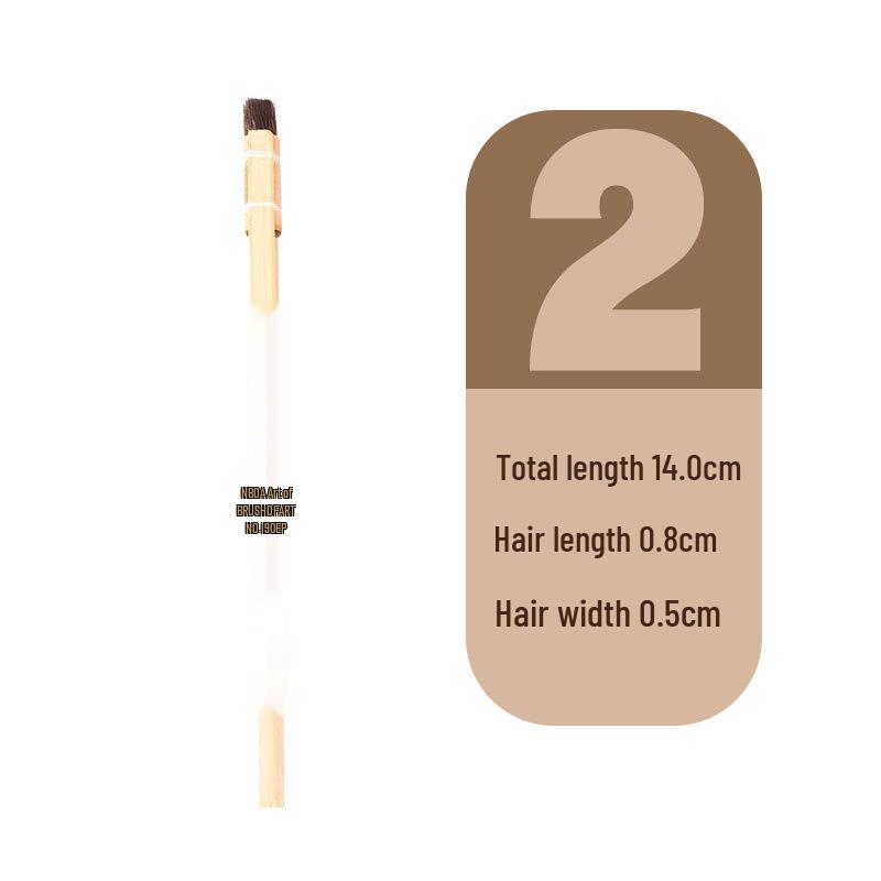 Yi Zhi Bi Hog Bristle Oil Dye Woodcut Printmaking Round Paintbrush