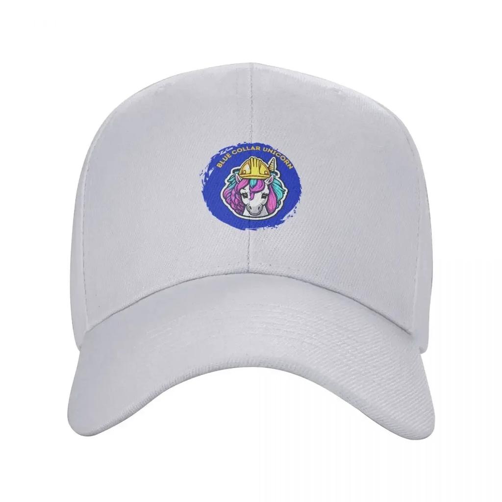 Blue Collar Unicorn Baseball Cap Fishing Hat Custom Cap Hat Luxury Brand Dad Hat Golf Wear Men Women's