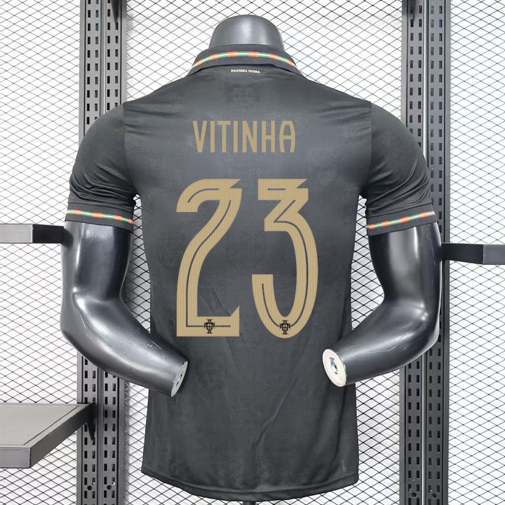 

Portugal 2026 World Cup Black Panther Jersey: Eusébio Commemorative Edition. 4XL