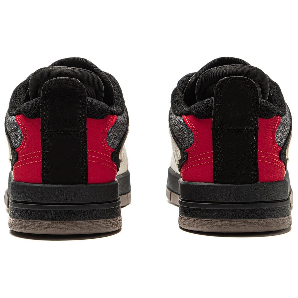 Li Ning We I Pro Seria Skateboard Confortabil Versatil Durabil Antiderapant Pantofi Skate Low-Top Adidași Femei Gri Deschis Roșu AECU038-3