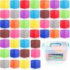 40pcs Stress Balls for Kids-Squishy Cube Stress Balls Bulk-Treasure Box-Fidgets Prizes Bulk-Sensory Fidgets Toys for Adults -Classroom Prize-Goodie