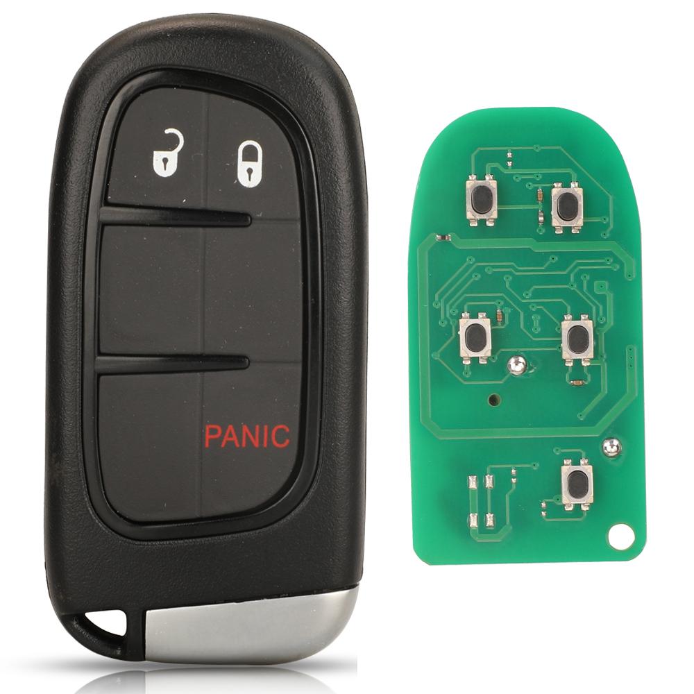 Jingyuqin GQ4-54T ID46 Remote Pickup Car Key For Dodge Ram 1500 2500 3500 2014 2015 2016 2017 2018 Keyless FOB 433Mhz 2/3/4/5 BT