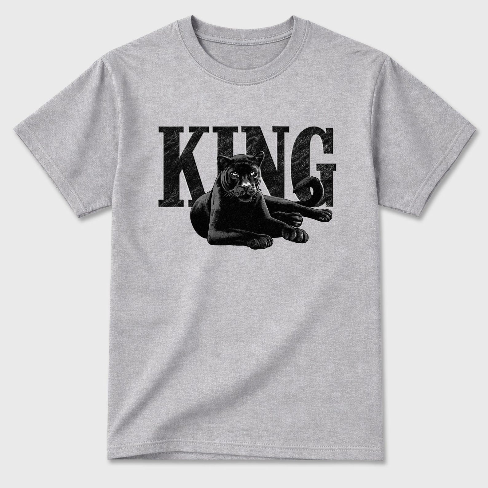 King Black Cat graphic tee. Streetwear Brand Graphic T-Shirt. AJ6 Cap and Gown XL