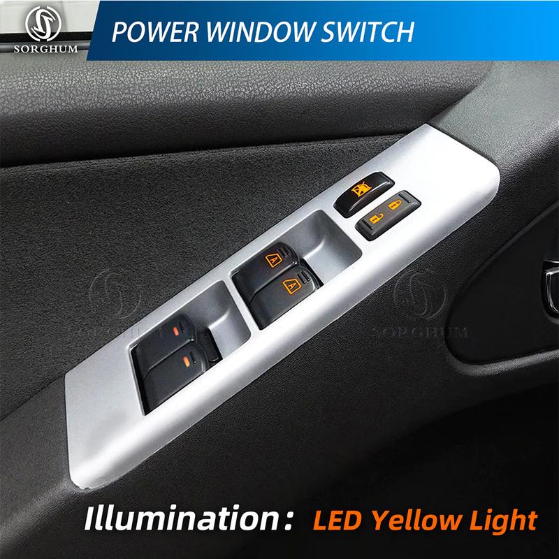 SORGHUM 25401-ZL10A Master Panel Double Lock Auto Car Power Window Switch For Nissan Pathfinder 2007 2012 25401ZL10A 25401-ZL10B