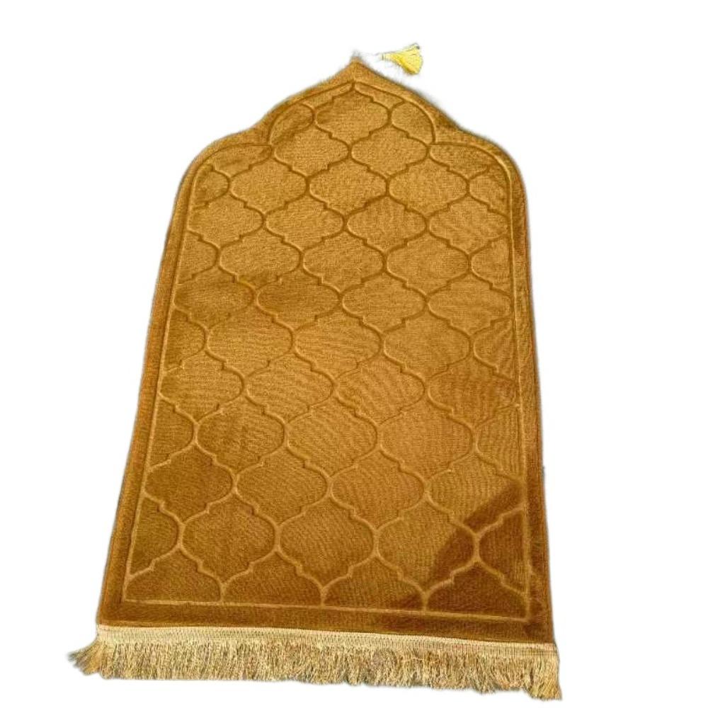 Flannel Prayer Mat Irregular Floor Carpets Portable Prayer Rug