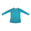 Dri-Fit Wool V-Neck Comfortable Long Sleeve T-Shirt Women Tops 553573-408