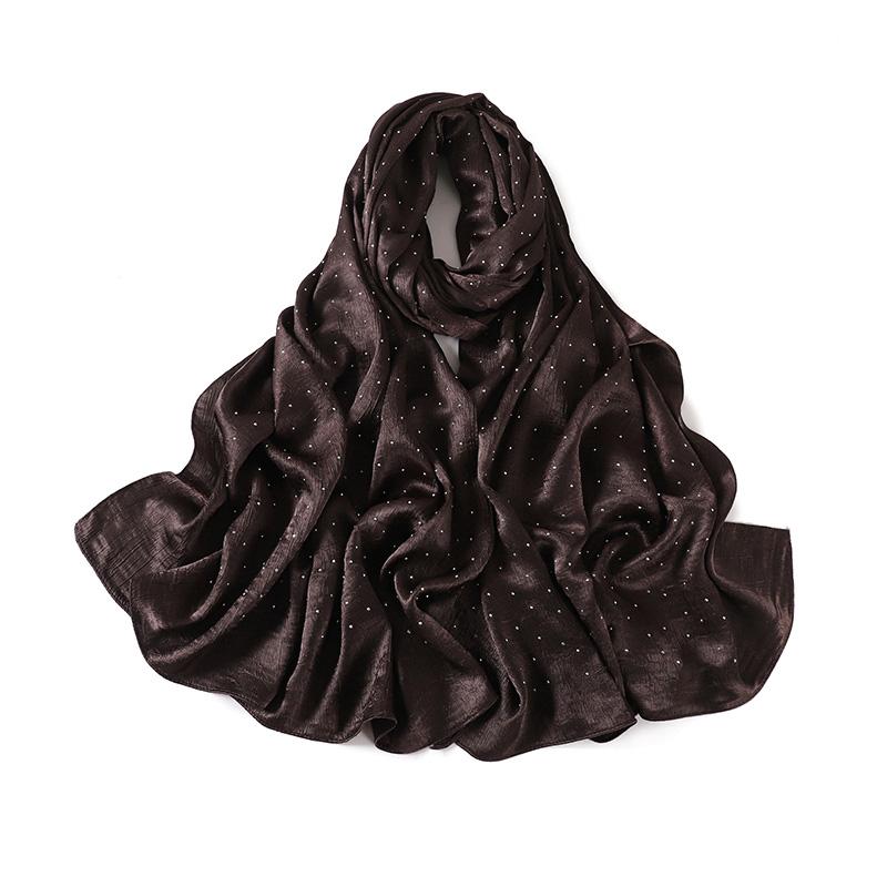 Muslim Chiffon Solid Color Hijab Scarf For Women Hijabs Scarves Squane Head Wrap Jersey Hijabs Islamic Turban Headband Shawl