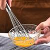 1Pcs Stainless Steel Ball Whisk Wire Egg Whisk Kitchen Whisks for Cooking Blending Whisking Beating Egg Mixer Baking Tool