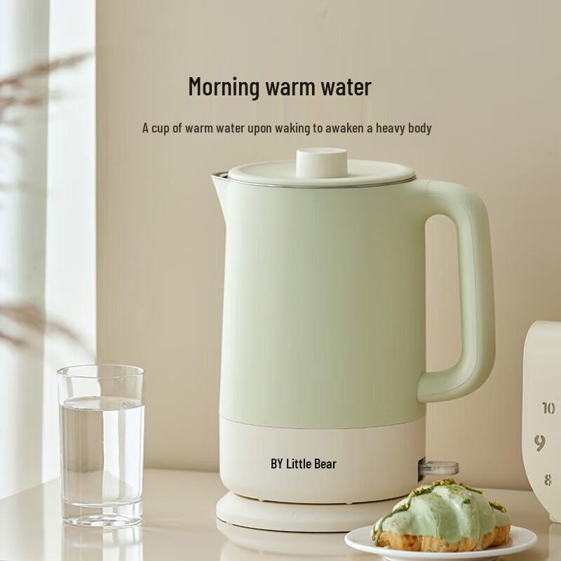 Bear ZDH-G17D3 1.7L Stainless Steel Electric Kettle CN plug (adapter included)
