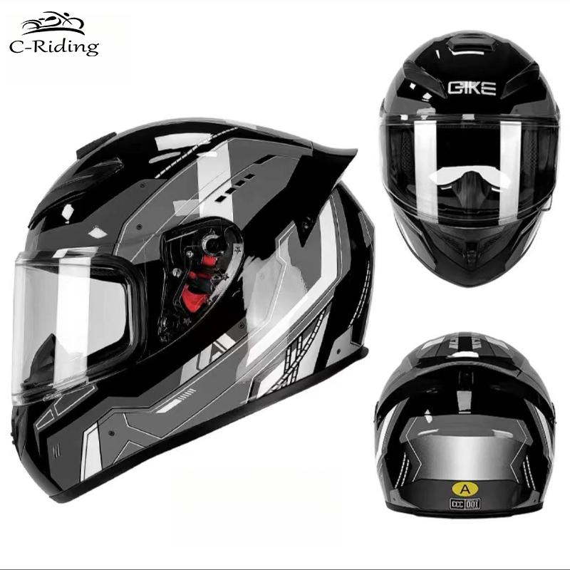 Green Tank Elements Men Women Moto Helmets Motorcycle Helmet Full Face Motocross Helmets with DOT casco para motociclista
