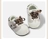 Spring 2026 Girls' Retro Leopard Print Baby Walker Shoes - Ugly Cute, Color Block Design.
