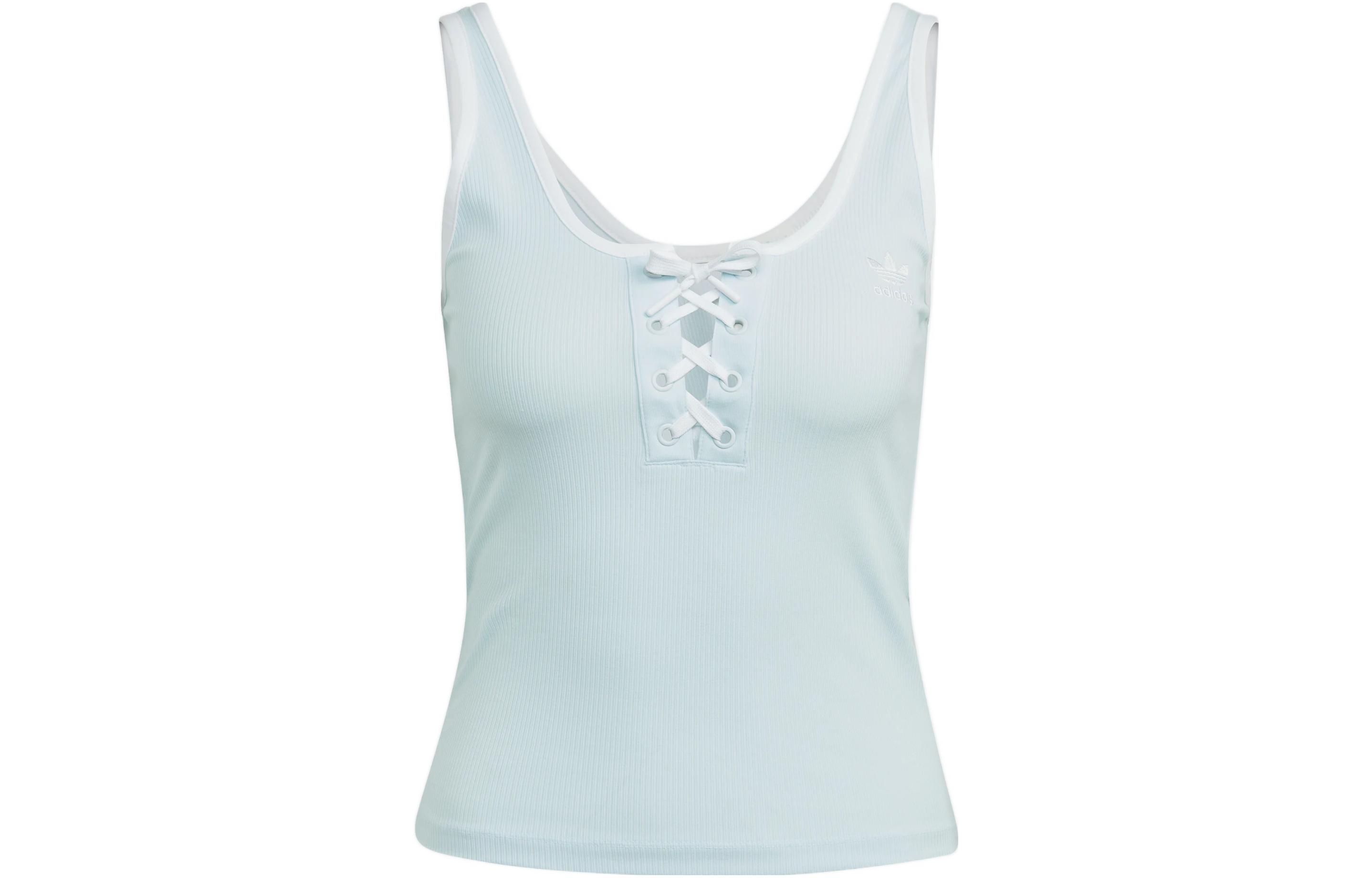 

Adidas Originals Clover Spice Bandage Collection 2022 Spring Fall Camisole Women s Blue HK5061 M