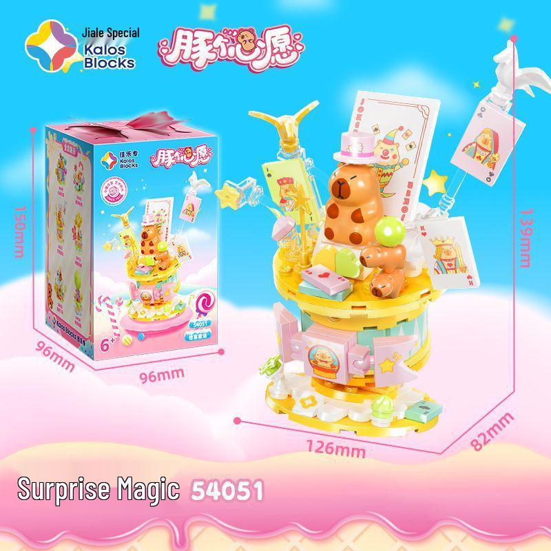 Jialle Capybara Building Block Figure - Educational Toy for Children