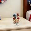 Eagle Tabletop Ornament, 360° Spinning Patriotic Acrylic Display with American Flag & Stars, High-Definition July 4th Independence Day Decor for