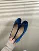 Designer Slip On Women Velvet Flats Fashion Elegant Butterfly-knot Spring Autumn Ladies Comfort Soft Sole Mary Jane Shoes