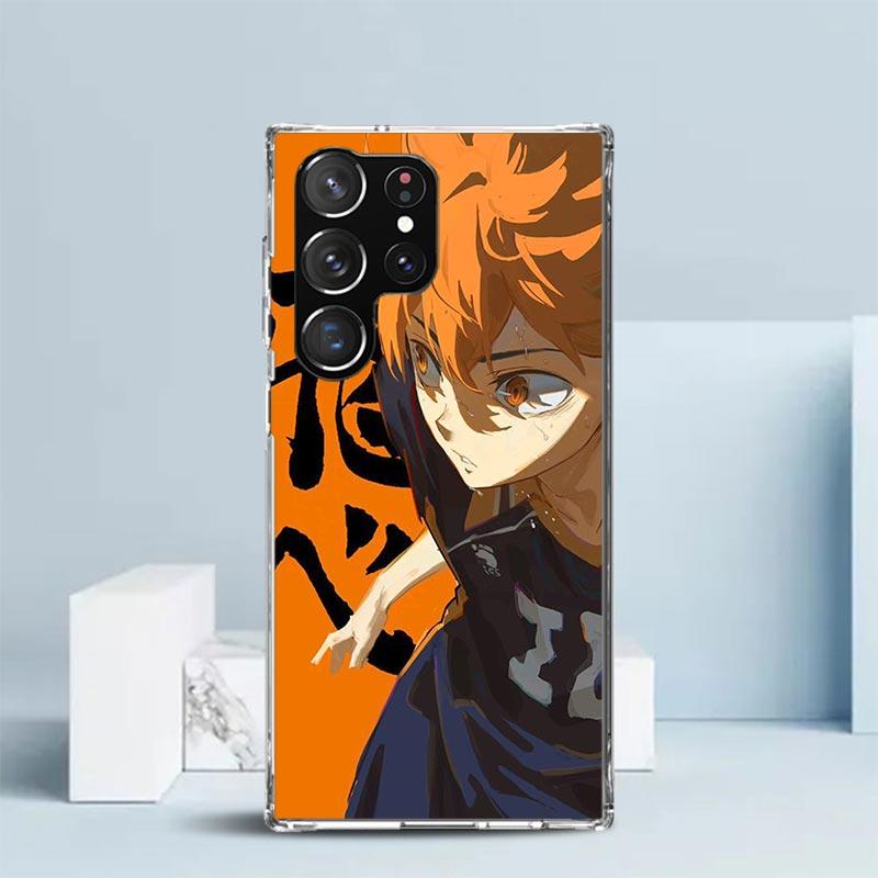 Haikyuu Oya Volleyball Anime Soft Cover for Samsung Galaxy S25 Edge S26 S24 S23 Ultra Phone Case S22 S21 Plus S20 FE Print Patte