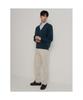 Binpolmen [Essential] Unisex Cotton Barrel B Cardigan Green