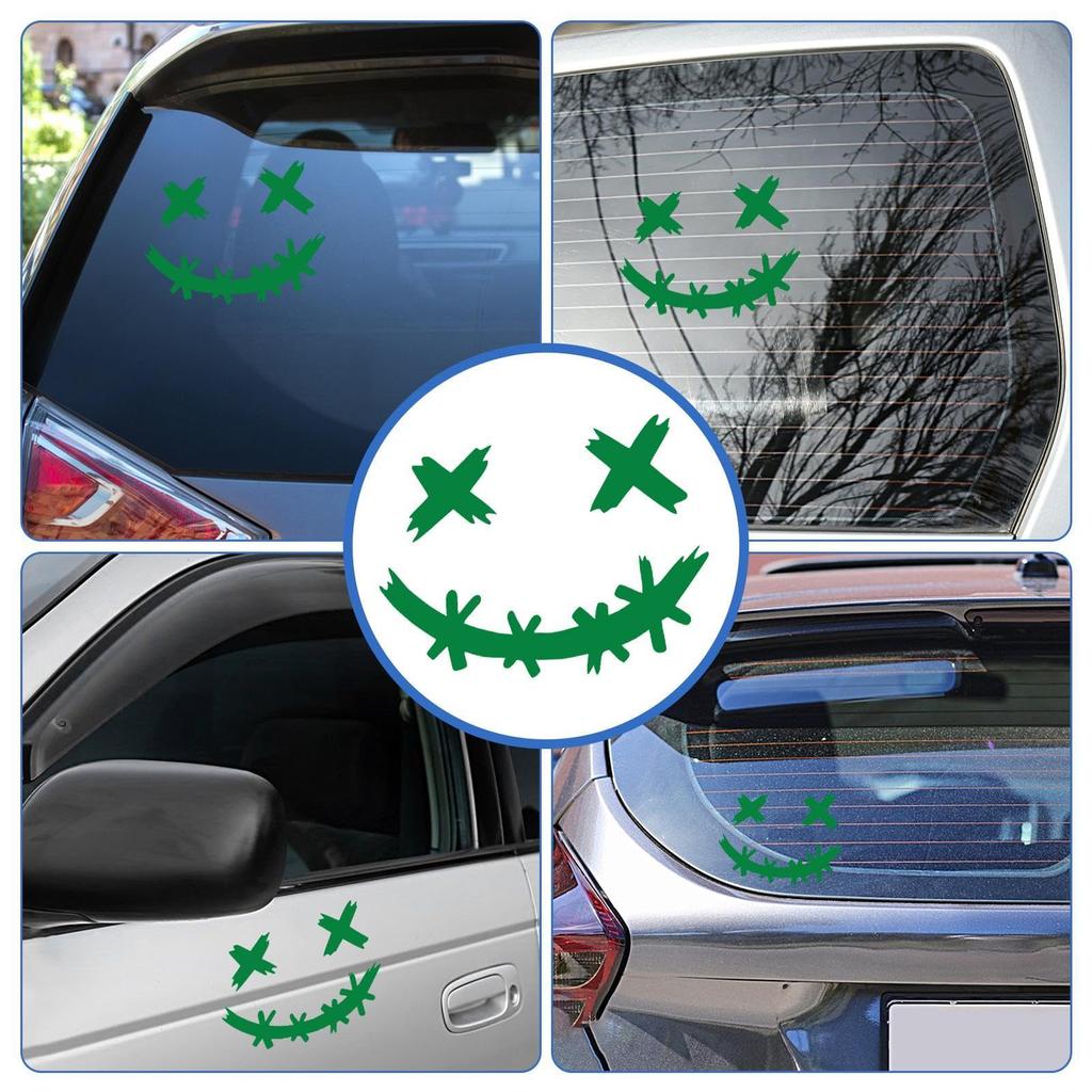 Smile Autoaufkleber | Wasserdichter Smile-Gesichtsaufkleber zur Autodekoration | Lustig lächelnd
