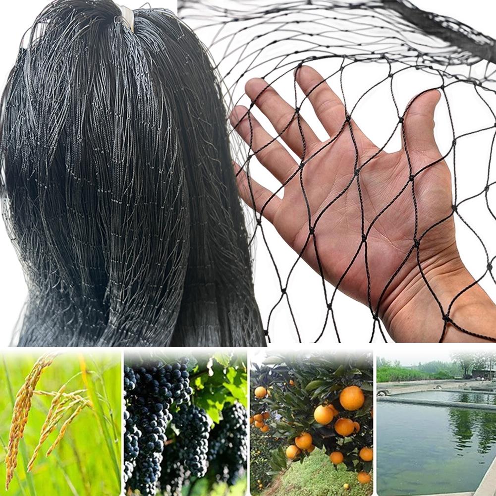 25x50 FT Heavy-Duty Nylon Bird Netting UV Resistant Hawk Protective Net For Chicken Coop Fruit Tree Against Birds Deer Squirrels