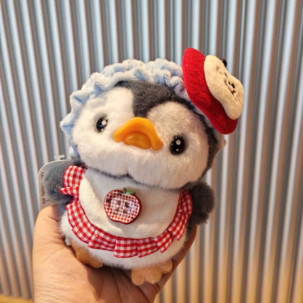 Cross-Dressing Little Penguin Doll Table Accompanying Doll Plush Toy Cute Penguin Keychain Doll Holiday Gift Female