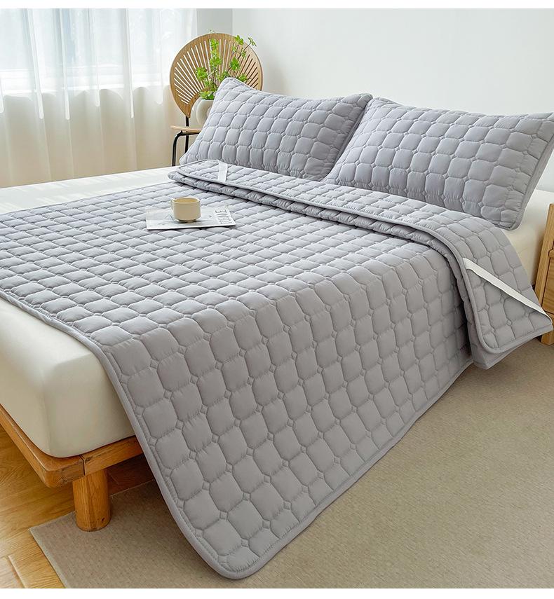 Gesteppter Matratzenschoner - Sommer Topper Pad für Zuhause, Schlafzimmer, Hotel und Studenten Einzelbetten