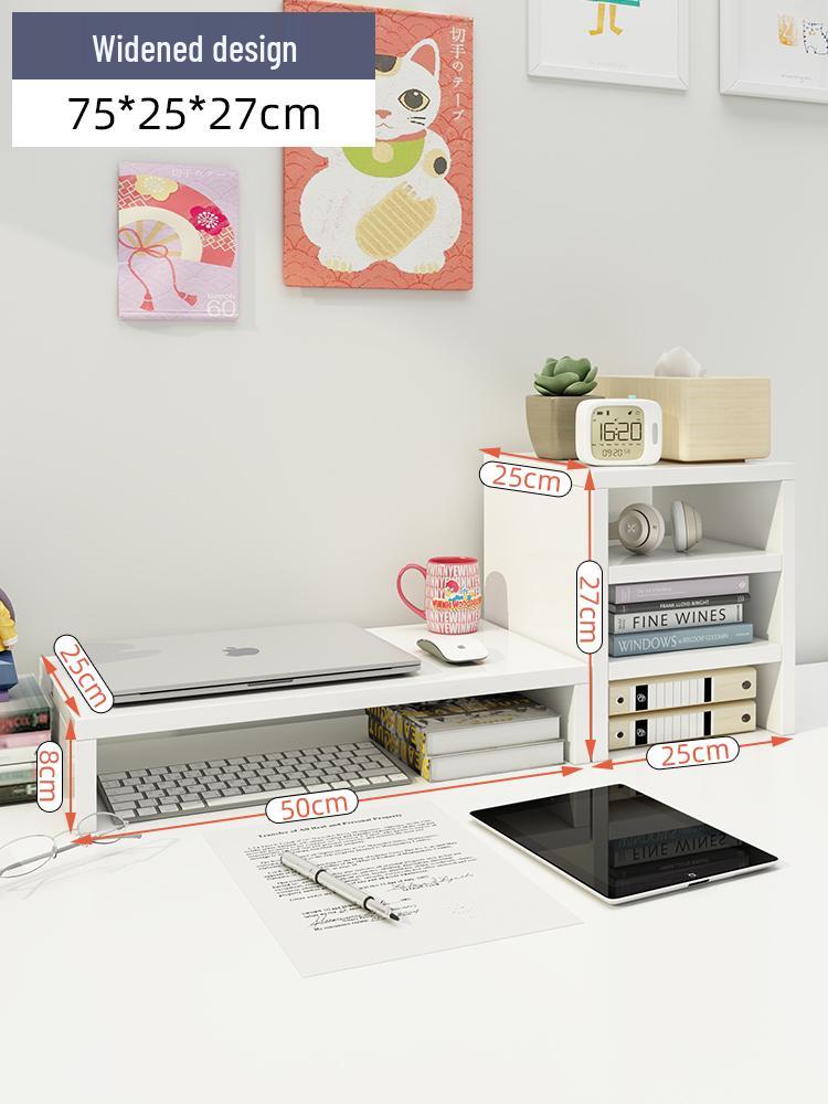 Wooden Laptop & Monitor Riser Stand for Desktops