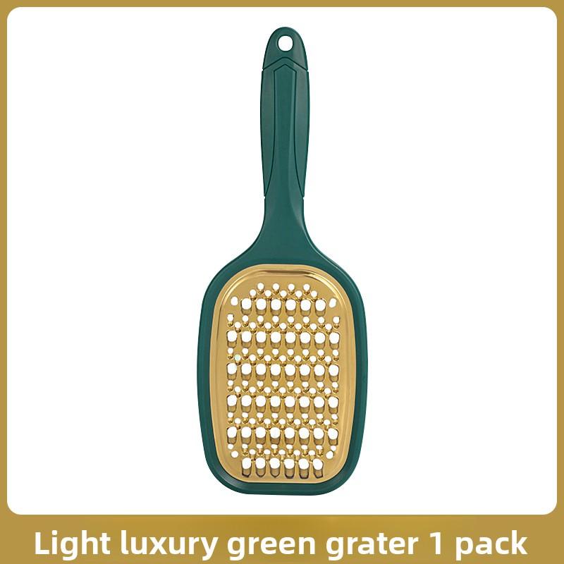 

1 шт. Многофункциональная бытовая овощерезка из нержавеющей стали для картофеля, кухонная терка для чеснока, редиса, овощей, слайсер, терка, терка для фруктов и овощей 1PCS зелёный