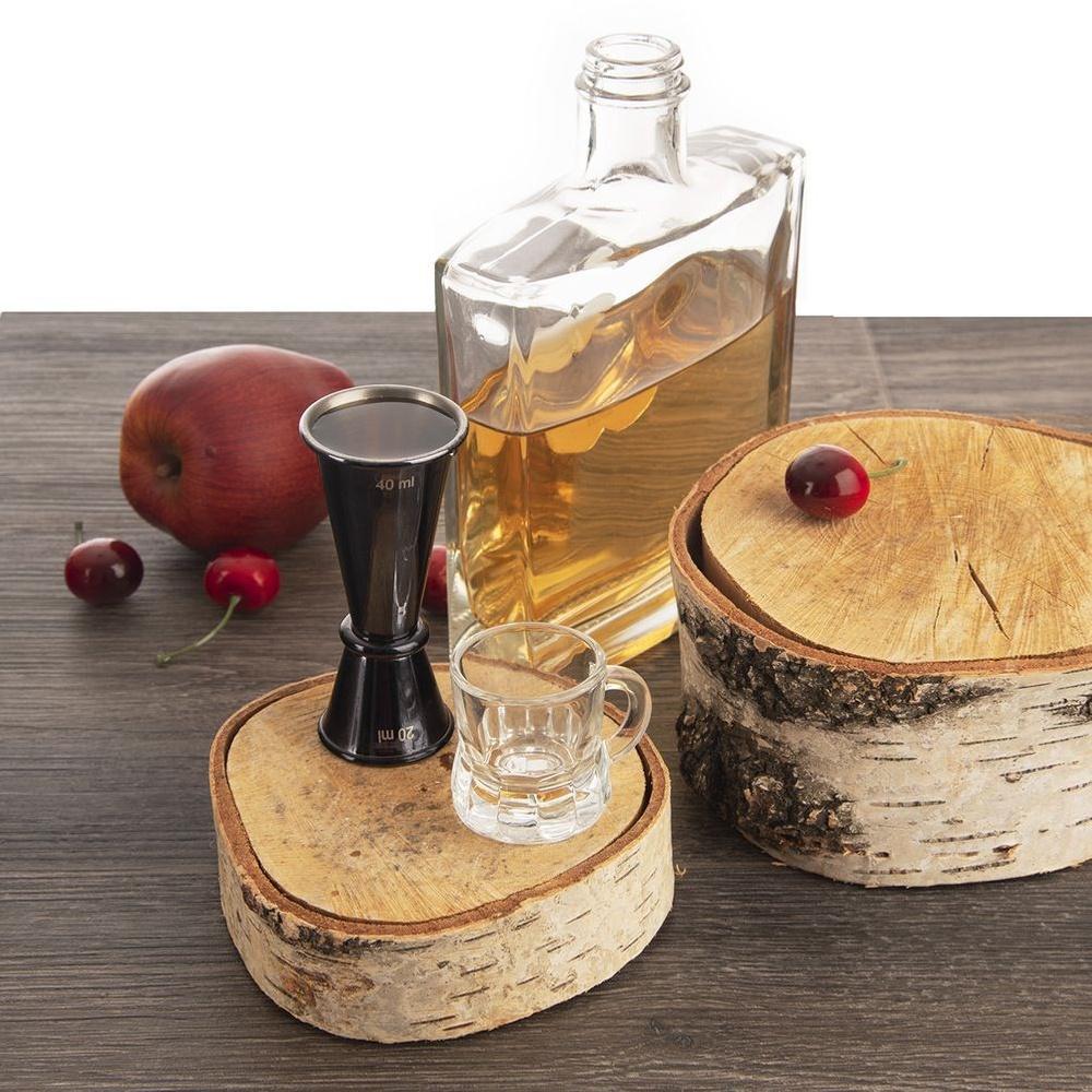 Double-sided Bartender's Steel Bar Measure Alcohol Glass 20/40 ml
