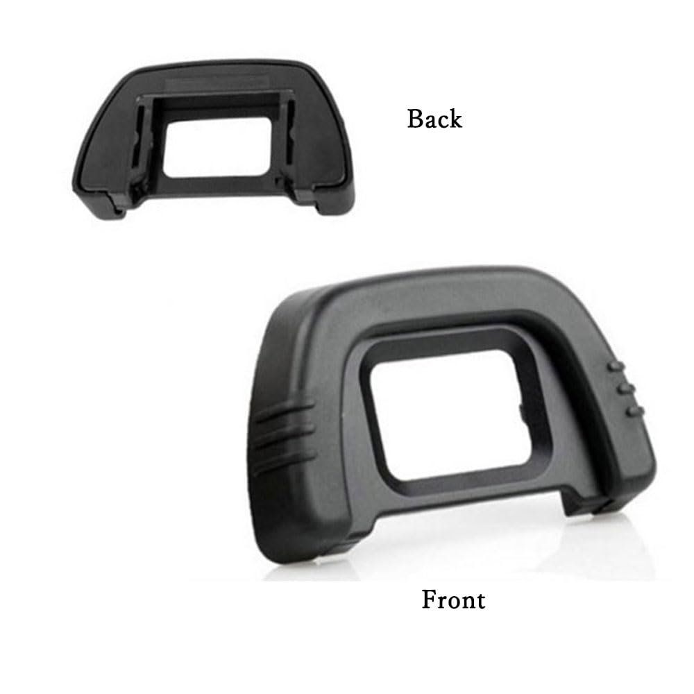 Rubber Eyecup Eyepiece Camera Finder Replacement, Eyecup, Compatible, 3-Pack (Black, DK-21 Compatible)