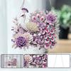 2D/Flat DIY Hanging Diamond Art Kits Diamond Painting Set Diamond Art Pendant Single Side Drill DIY Home Decor Hanging Charm