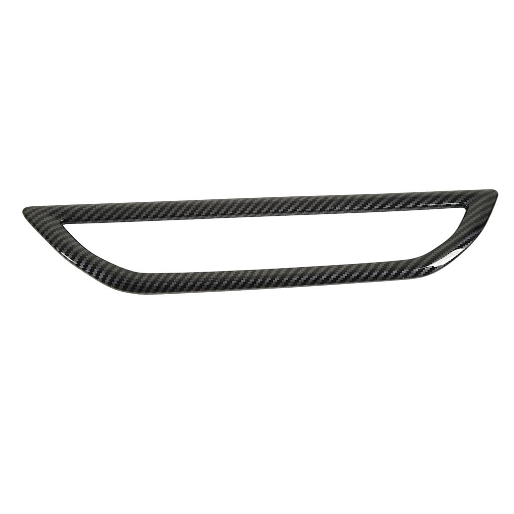 Dashboard Air Vent Outlet Frame Cover Carbon Fiber Pattern Center Wind Outlet Frame Trim