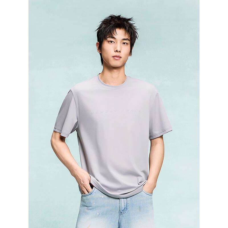 GXG Men's Letter Print Short Sleeve Round Neck T-Shirt