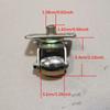 Piano Wheel Casters Multifunction Degree Rotation Metal Wear Resistant Easy Installation Replacement