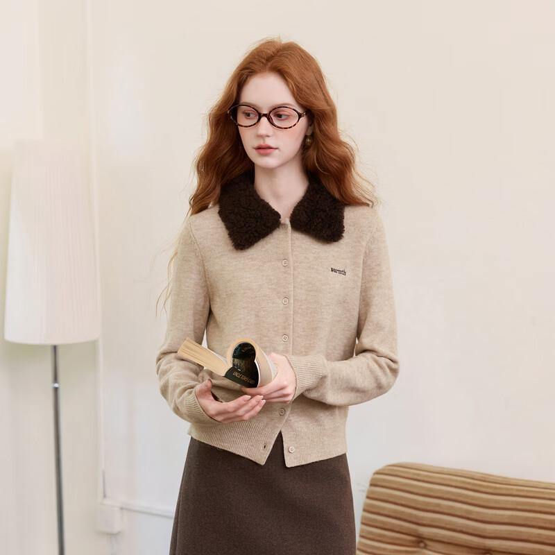 Sancai Winter Embroidered Knit Cardigan