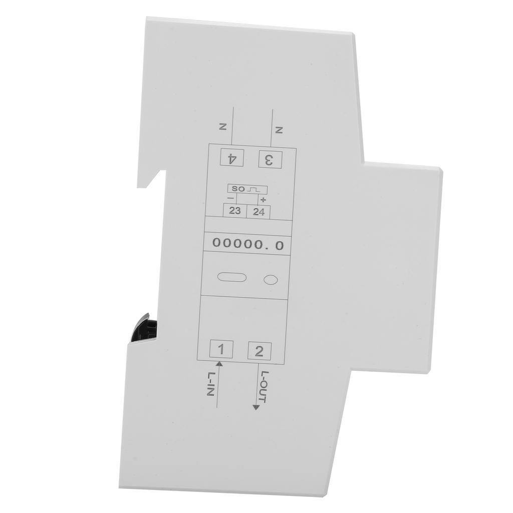 XTM35S 220V Digital 2P Din Rail Electric Meter Electronic KWh Meter