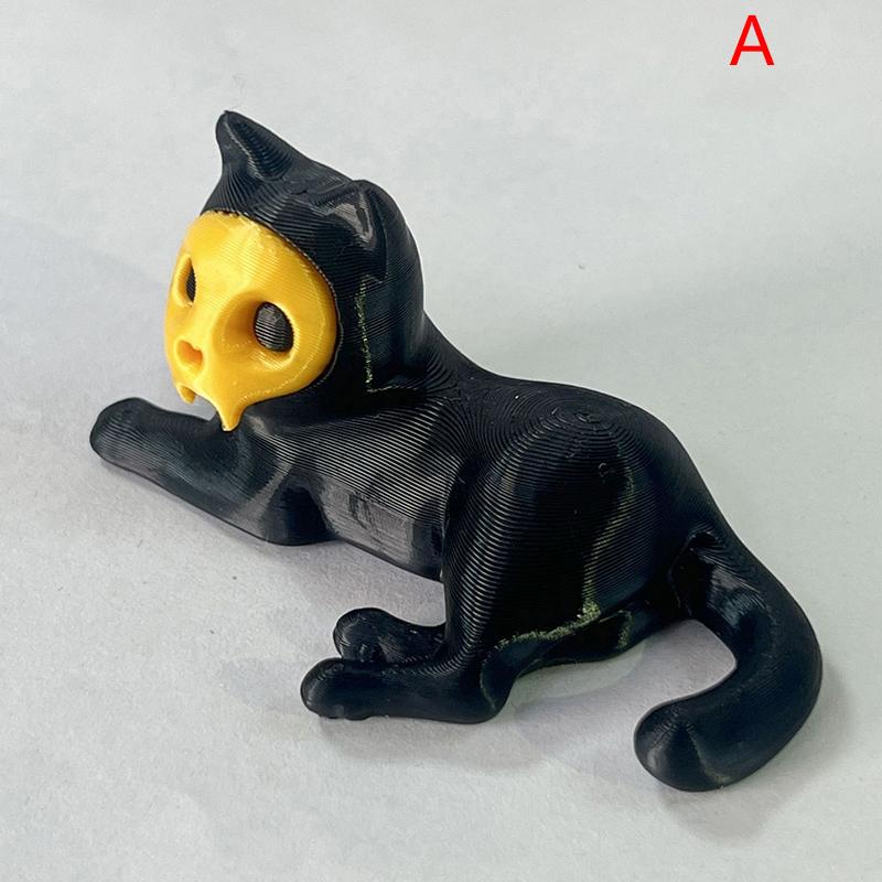 

Cat Skull Mask Pen Holder 3D Printing Creative Personality Desktop Decoration Ornaments